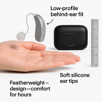 Rechargeable 16-Channel Hearing Aids — Clear Everyday Hearing, Today