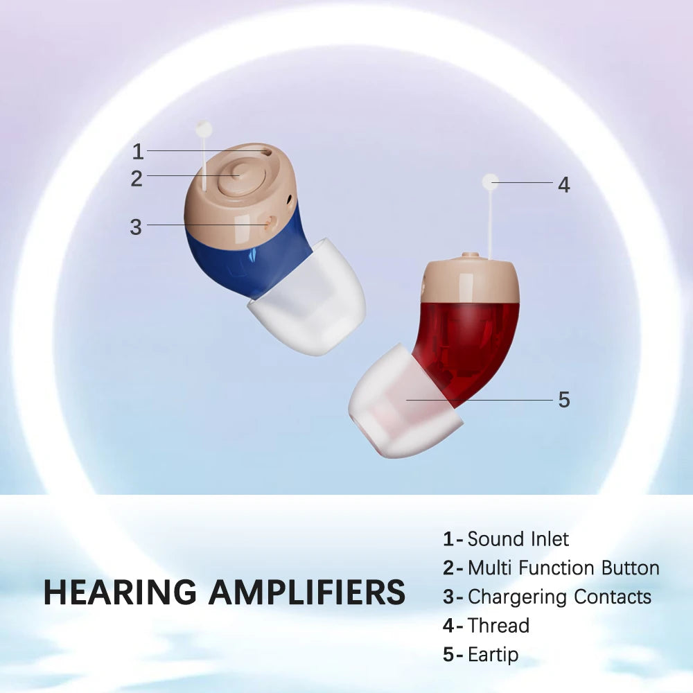 JH-A49 Rechargeable Hearing Aids — Clearer Conversations in Seconds