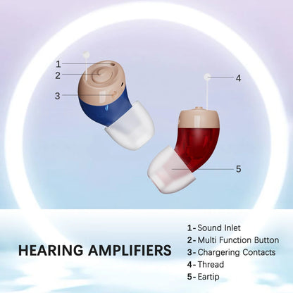 JH-A49 Rechargeable Hearing Aids — Clearer Conversations in Seconds
