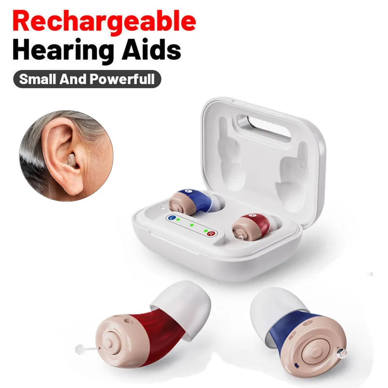 JH-A49 Rechargeable Hearing Aids — Clearer Conversations in Seconds