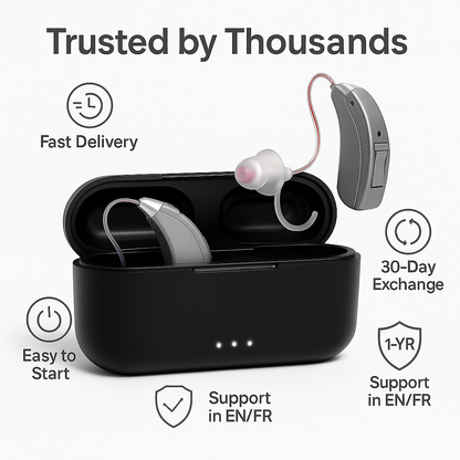 Rechargeable 16-Channel Hearing Aids — Clear Everyday Hearing, Today