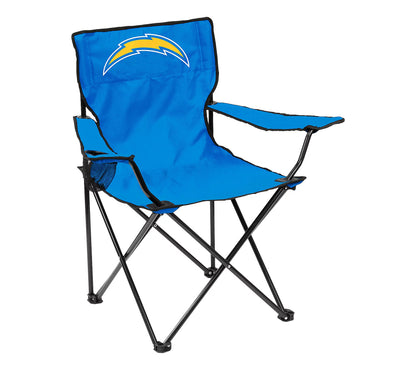 Football Team Logo Quad Folding Chair with Cup Holder & Carry Bag